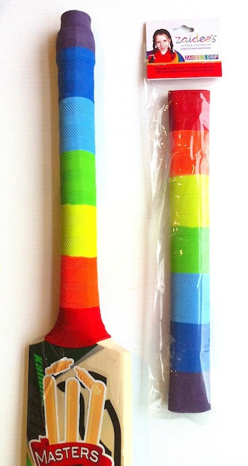 Zaidee's Rainbow Cricket Bat Grip
